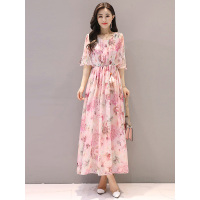 丝柏舍2019年春装女装中长款连衣裙S81R0717L