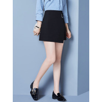 丝柏舍2019春女装纯色不规则气质显瘦高腰半身裙S91R0129B