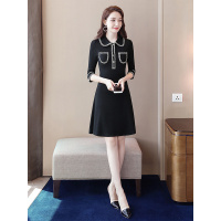 丝柏舍秋季2019女装时尚修身显瘦气质韩版连衣裙潮S93B4325L