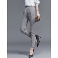 丝柏舍2019秋装女时尚收腰气质显瘦遮肉九分休闲裤S93S0014K