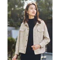 丝柏舍秋衣女外套2019韩版薄夹克宽松bf风休闲时尚S93B4422A