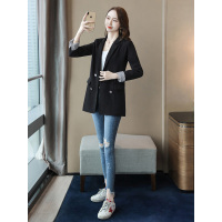 丝柏舍2019秋装西装外套女设计感小众休闲薄款英伦风潮S93B4424X