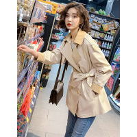 丝柏舍2019秋季女装韩版休闲时尚收腰配腰带风衣S93B4244F