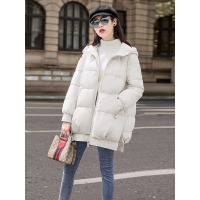 丝柏舍2019冬季女装时尚宽松连帽加厚保暖显瘦棉衣S94R6443H