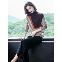 丝柏舍冬优雅知性气质大衣打底内搭毛衣女甜美韩版S94D0009M
