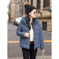 丝柏舍2019冬季女装韩版纯色简约长袖显瘦保暖棉衣S94B6406H