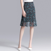 丝柏舍2020夏季韩版碎花高腰修身气质包臀半身裙S92B0380B