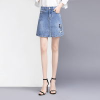 丝柏舍2020春装女青春可爱气质修身卡通图案短款包臀半身裙S01T1022B