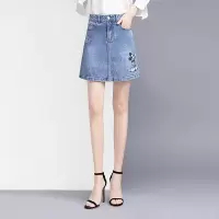 丝柏舍2020春装女青春可爱气质修身卡通图案短款包臀半身裙S01T1022B