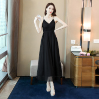 丝柏舍2020夏季女装时尚修身吊带沙滩裙修身显瘦度假连衣裙S02R2355L