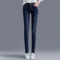 丝柏舍2020年女秋装时尚简约纯色修身显瘦牛仔裤S91H0002K