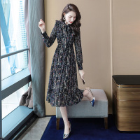 丝柏舍2020夏女气质碎花淑女显瘦流行中长款连衣裙S91R1111L