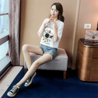 丝柏舍2020夏季女装街头休闲中性风宽松简约T恤S92T1971T