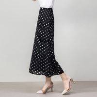 丝柏舍2020夏季女修身复古波点雪纺A字半身裙S91R0835B