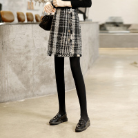 丝柏舍2020冬季格纹短款气质时尚淑女洋气优雅女士半身裙S03R4973B