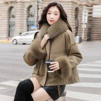 丝柏舍2020冬女时尚韩版纯色休闲90绒毛领保暖派克羽绒服S04R6430Y