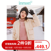 茵曼秋装新款原宿风显瘦防风保暖轻薄短款羽绒女