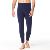 三枪男保暖裤 秋冬新品羊毛立绒贴护纯色保暖男士打底长裤 60685B0