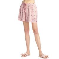 三枪 睡裤女 春夏新品 舒肤棉质印花系带女士家居裤短裤50322B0