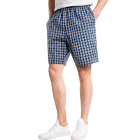 三枪沙滩裤 男士夏季棉质休闲大码家居中裤宽松家居短裤 50129B1/50129B8