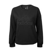 阿迪达斯ADIDAS 女子纯色套头上衣保暖舒适运动卫衣 DT2384