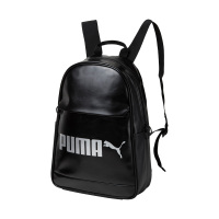 PUMA彪马 中性皮革运动休闲背包 时尚双肩包学生包 075006