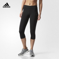 阿迪达斯adidas女裤运动跑步健身瑜伽七分紧身裤AZ2839