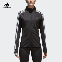 adidas 阿迪达斯 训练 女子 针织夹克 黑 BK7680