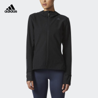 adidas 阿迪达斯 跑步 女子 跑步茄克 黑 BR0806