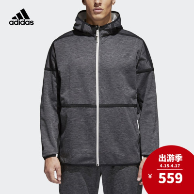 adidas 阿迪达斯 运动型格 男子 双面梭织夹克外套 CF0654