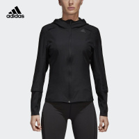 adidas 阿迪达斯女子 跑步夹克 黑 BR0715