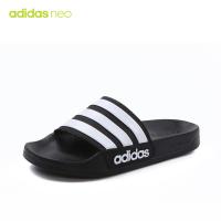 adidas阿迪达斯DURAMO SLIDE彩色条纹 男女休闲拖鞋U43664 AQ1702 AQ1701