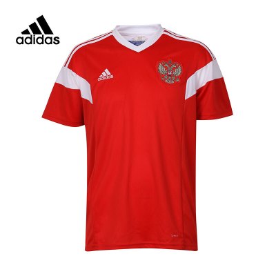 Adidas阿迪达斯2018世界杯俄罗斯球衣球迷版短袖足球服BR9055