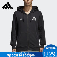 Adidas阿迪达斯外套男装2019春季新款休闲训练连帽运动夹克CE4936