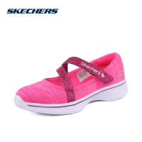 斯凯奇童鞋2019新款GO WALK女童儿童玛丽珍舒适运动休闲鞋81139L