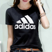 Adidas阿迪达斯女装 新款运动休闲舒适透气耐磨休闲T恤短袖CV4561