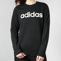 adidas阿迪达斯卫衣女2019秋季新款圆领休闲长款针织套头衫DP2363