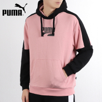 PUMA彪马男装拼色休闲卫衣2019秋季新款连帽运动套头衫581664-14