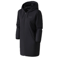 Adidas阿迪达斯NEO女装防风服中长款连帽保暖棉服DW8351