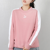 PUMA彪马女子圆领时尚透气休闲卫衣套头衫595932-14