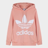 Adidas阿迪达斯三叶草女子TREFOIL HOODIE卫衣DV2560