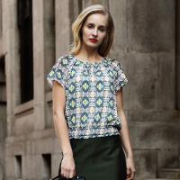 CAN014HK时尚印花上衣