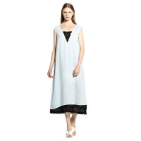 CAT048QS蕾丝镂空花边长款连衣裙