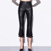 CXZ032HE时尚优雅绵羊皮裤