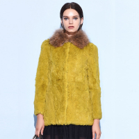 CZG125QU时尚气质兔毛皮草外套
