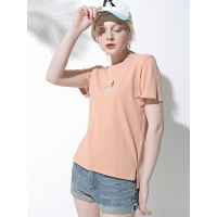 CZG246CS趣味卡通图案前短后长版型纯棉T恤