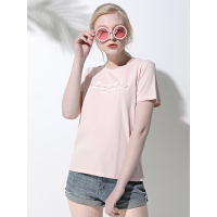 CZG248FS时尚休闲款字母印花纯棉T恤