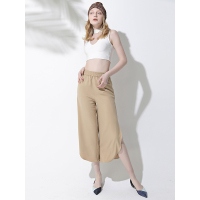 CZG263XE时尚飘逸侧边修饰阔腿裤