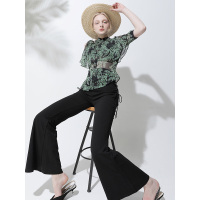 CZG276LV优雅轻盈露肩宽显瘦上衣