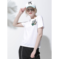 CZY005BS手工钉珠丝光棉超舒适纯棉T恤